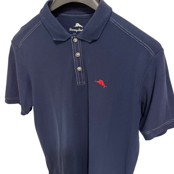 Tommy Bahama Stripped Polo Shirt Pima Cotton Size XL/TG - Picture 2 of 6